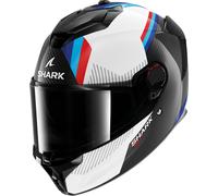 SHARK SPARTAN GT PRO CARBON DOKHTA blanc-bleu-rouge L