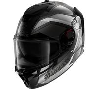 Shark Spartan GT Pro Carbon Ritmo, casque intégral L Mat Noir/Argent Mat Noir/Argent