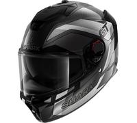 SHARK SPARTAN GT PRO CARBON RITMO MATT carbone-argent mat XXL