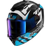Shark Spartan GT Pro Carbon Zarco Track Racer Casque, blanc-charbon-bleu, taille XL pour homme
