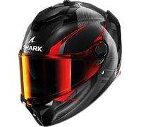 SHARK, Casque moto intégral SPARTAN GT PRO CARBON KULTRAM Noir / Rouge DKR, S
