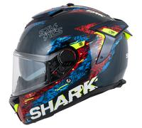 Shark Spartan GT Pro Speed-VIB Casque Intégral Carbone/Rouge L unisex noir