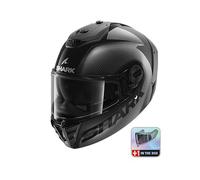 Shark Spartan RS Carbon Skin, casque intégral XXL Noir/Gris Foncé Noir/Gris Foncé
