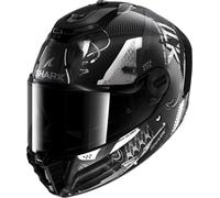 Shark Spartan RS Xbot Carbon Casque, noir-argent, taille XS