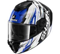 Shark Spartan RS Hibolt Casque, Noir/Blanc/Bleu, Taille XL (61/62)