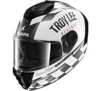 Shark Spartan RS Raceshop Troy Lee, casque intégral XL Blanc/Noir Blanc/Noir
