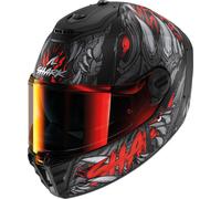 Shark Spartan RS Shaytan Casque, noir-rouge, taille 2XL pour homme