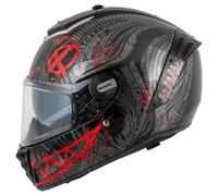 Shark Spartan RS Shiever Casque Intégral Carbone/Rouge XL unisex noir