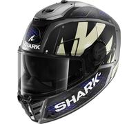 Shark Spartan RS Stingrey, casque intégral XL Mat Gris Foncé/Gris Foncé/Bleu Mat Gris Foncé/Gris Foncé/Bleu