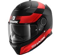 Shark Spartan Strad casque, Noir mat/rouge, Taille XXL (63/64)