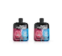 Shark StainForce - Recharge détachante de solution à double formule, lot de 2, pour lutter contre les taches tenaces et éliminer instantanément les odeurs, 2 x 500 ml, XSKBDHXCM500EU