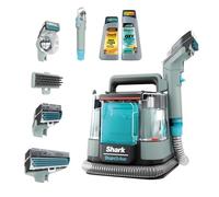 Shark StainStriker Nettoyeur tâches 5 accessoires, pour animaux, suceur plat et tuyaux, 2 formules de nettoyage CarpetXpert (946 ml) & StainStriker (474 ml) pour enlever les taches, Gris, PX200EUCP