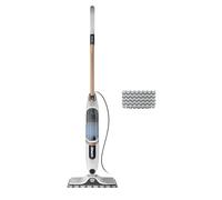 Shark SteamSpot avec technologie Steam Blaster pour sols durs, Balai vapeur léger, Sans produit chimique, Réservoir d’eau amovible, 2 tampons Dirt Grip lavables en machine, Blanc et Cuivre S2001EU