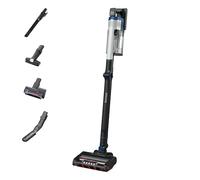 Shark Stratos IZ402UKTSB Aspirateur Balai sans Fil Pet Pro avec Anti-Poils Wrap Plus, Clean Sense IQ, DuoClean, 60 Min, Batterie Amovible, 4 Accessoires, Anti-allergène, Blanc/Bleu Marine