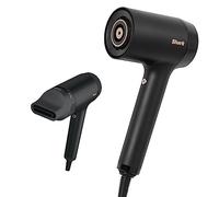 Shark STYLE iQ Sèche-cheveux et styler ionique, séchage rapide sans dommage thermique, séchez et coiffez vos cheveux en une seule étape, concentrateur 2-en-1 et guide de coiffure, 1600W, noir, HD102EU