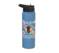 Shark Tale Shrimp True Story Stainless Steel Insulated Water Bottle