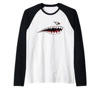 Shark Tea Nose Art Warhawk P-40 A-10 Bâche de guerre Warthog Manche Raglan