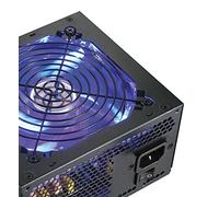 SHARK TECHNOLOGY ATX-1000-LED Ventilateur LED silencieux 1000 W 120 mm Bleu PFC Double PCI-E Gaming PC ATX Alimentation