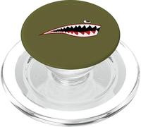 Shark Teeth P-40 Warhawk Nez Art Vintage 2 Guerre Mondiale PopSockets PopGrip pour MagSafe