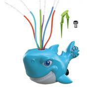 Shark Water Sprinkler Toy | ABS, 30,5 cm | Spray rotatif pour jardin | Outdoor For Kids, Splash Play Activity
