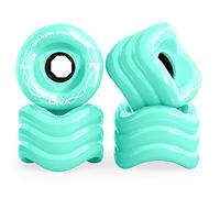 Shark Wheel Lot de 4 Roues de croisière 72 mm 78a pour Longboard Formule ADN Turquoise 72 mm