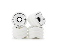 Shark Wheel Lot de 4 Roues de Longboard 72 mm 78a - Formule ADN - Blanc - 72 mm
