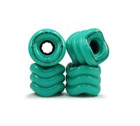 Shark Wheel Lot de 4 Roues de Skateboard 60 mm 78a California Roll Turquoise