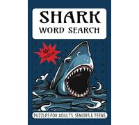 Shark Word Search Puzzle Book: Word Searches with Easy to Read Print about Sharks, The Ultimate Activity Book , Vacations and Shark Lovers and More | ... Gift for Vacations, Holidays and Free Times