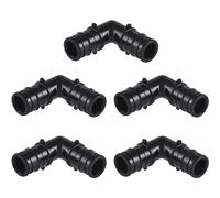 SharkBite Lot de 5 raccords de plomberie en plastique à expansion 90 degrés pour tuyau PEX-A, raccord coudé en plastique pour tube PEX-A, UA248A5