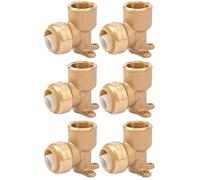 Sharkbite U340LF Lot de 6 oreilles tombantes FNPT 1,9 cm x 1,9 cm