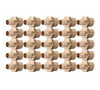 SharkBite UC120LF Lot de 25 adaptateurs mâles à sertir 1/2" MNPT en laiton pour tuyau PEX Cuivre