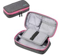 SharkByte Grande Trousse à Crayons pour étudiants, Filles et garçons, Grande capacité, Trousse à Crayons en Tissu recyclé, Organiseur de Papeterie pour l'école, Le collège, Le Bureau