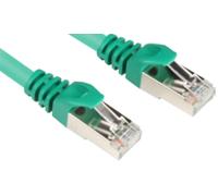 - Cordon de raccordement - RJ-45 (M) pour RJ-45 (M) - 1.5 m - SFTP - CAT 6 - vert