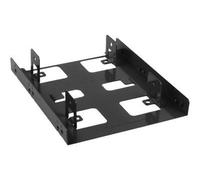 Sharkoon 3.5" BayExtension - Adaptateur pour baie de stockage - 3.5" to 2 x 2.5" - noir