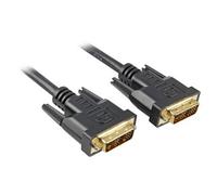 Sharkoon 3m DVI-D to DVI-D (18+1) - 3 m - DVI-D - DVI-D - noir - mâle/mâle