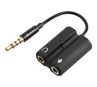Sharkoon 4044951015900 Sharkoon Headset Adapter 3,5-> Headset/Mic 12cm PMP35 TRRS