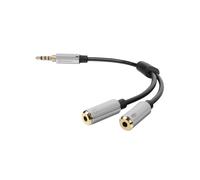 Sharkoon 4044951019632 Sharkoon Kabel Adapter 2x3,5 3 Pin > 1x 3,5mm 4 Pin