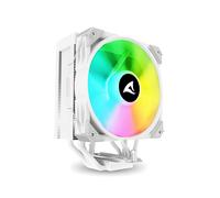 Sharkoon A50 RGB Blanc - Refroidisseur d'air CPU 12cm - 500-1800 tr/min - 121.55 m³/h - 2.9 mmH2O - TDP 230W - Compatible Intel/AMD - 12 LED RGB