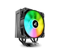 Sharkoon A50 RGB - Refroidisseur d'air pour processeur - Ventilateur 120mm PWM 500-1800 RPM - TDP 230W - Compatible Intel LGA1851/1700 & AMD AM5/AM4 - Noir