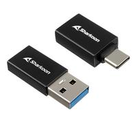 Sharkoon Adaptateur USB 3.2 Gen 1 OfficePal, USB-A USB-C / USB-C USB-A