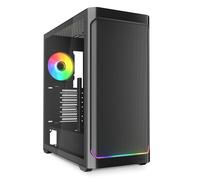 Sharkoon Boîtier PC AK4W RGB Strip ATX Midi Tower Noir