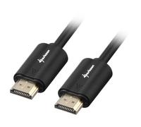 Sharkoon - Câble HDMI avec Ethernet - HDMI mâle pour HDMI mâle - 2 m - blindé - noir - support 4K