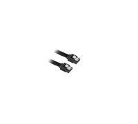 Sharkoon Câble SATA III 0.6m Noir - Connecteurs SATA 7-pin Mâle/Mâle Droit - Transfert de données 6 Gbit/s - Référence 4044951016693