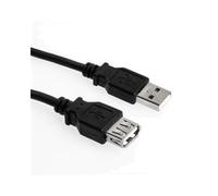Sharkoon Câble USB 2.0 A Mâle vers USB 2.0 A Femelle, 2 mètres, Noir, Spécification USB 2.0, Connecteurs A Mâle / A Femelle, Référence 4044951015412