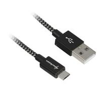Sharkoon Câble USB 2.0, USB-A > micro-USB B