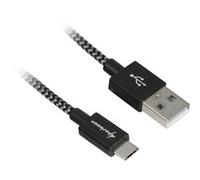 Sharkoon Câble USB 2.0, USB-A > micro-USB B