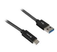 Sharkoon Câble USB 3.2, USB-A > USB-C