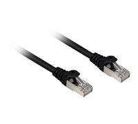 Sharkoon Cat.6a SFTP câble de réseau Noir 1 m Cat6a S/FTP (S-STP)