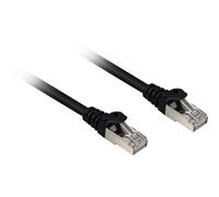 Sharkoon Cat.6a SFTP câble de réseau Noir 1 m Cat6a S/FTP (S-STP)
