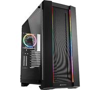 Sharkoon Elite Shark CA200M, boîtier PC, ARGB, contrôle RGB 8 fois, intégration graphique classique et verticale